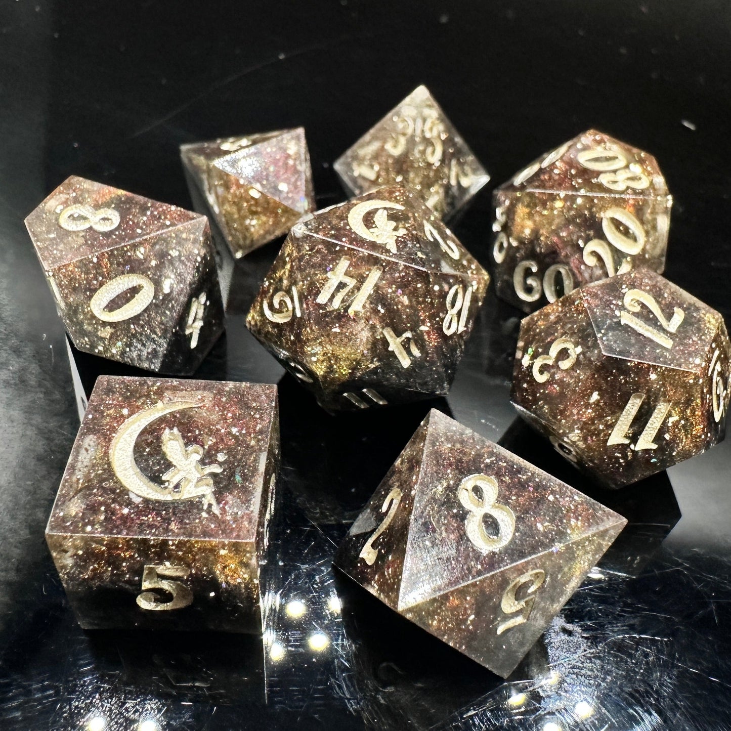 "Sneak Attack" 8Pc Dice Set