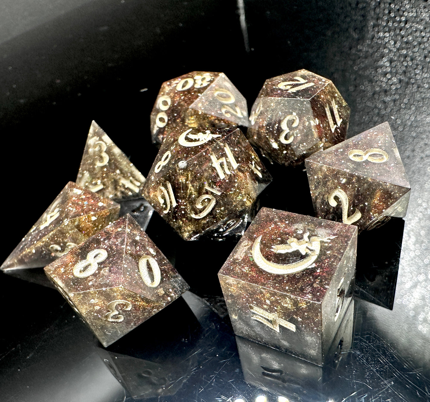 "Sneak Attack" 8Pc Dice Set