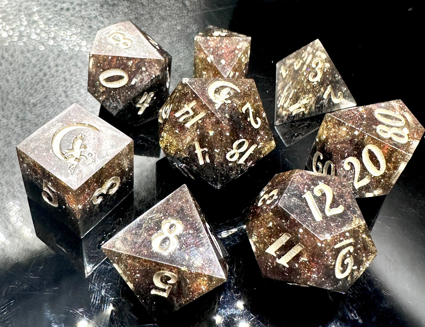 "Sneak Attack" 8Pc Dice Set