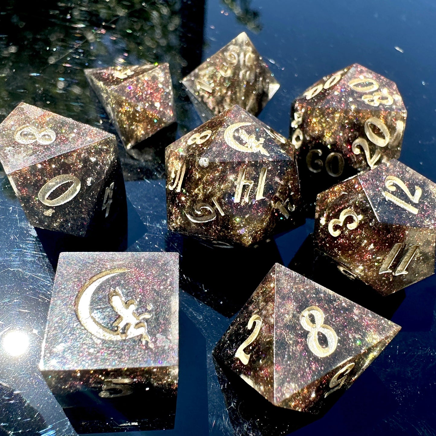 "Sneak Attack" 8Pc Dice Set