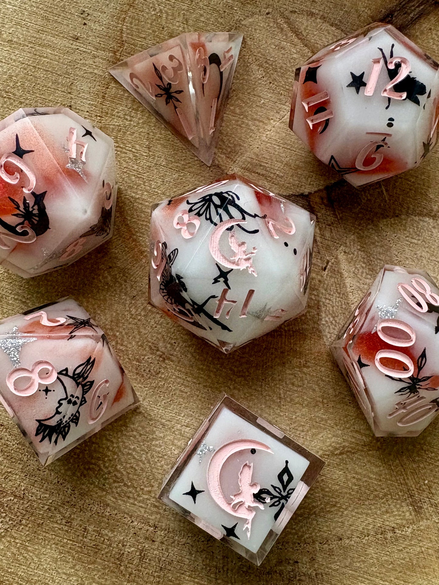 "A Fey Affair" Dice Set