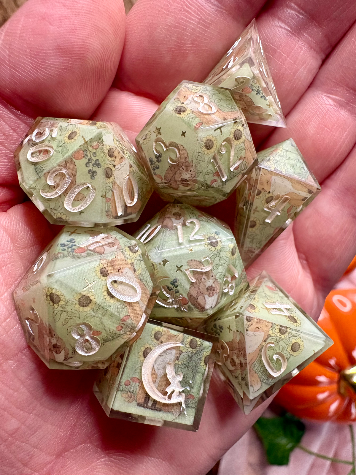"Autumn Friends" Dice Set 🦊🐿️