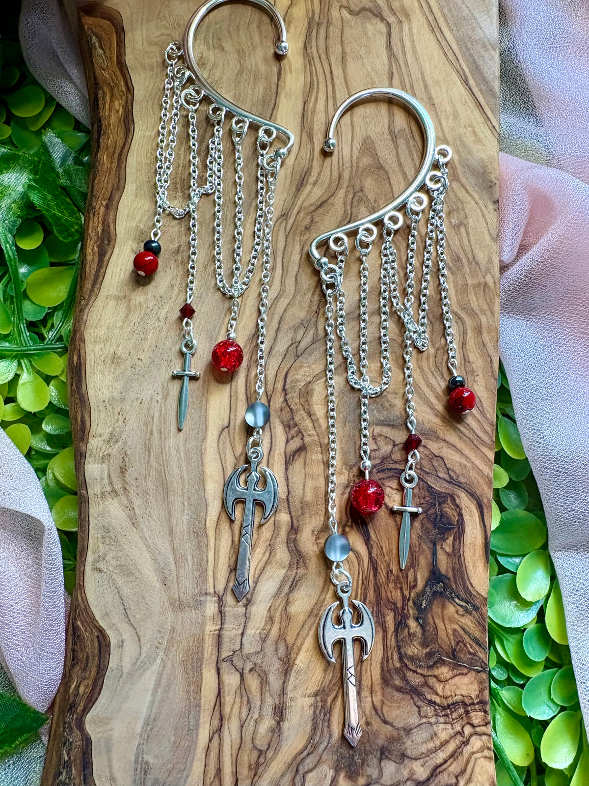 Dark Guardian Ear Cuffs