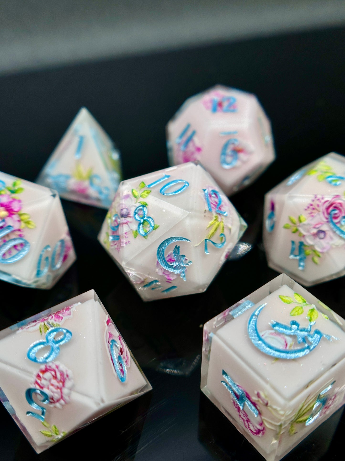 "Lady Glamour" 7pc Dice Set