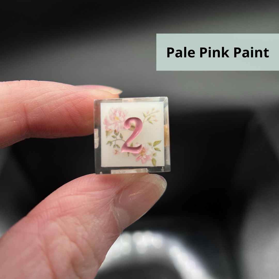 "Victorian Rose" 7pc Dice Set