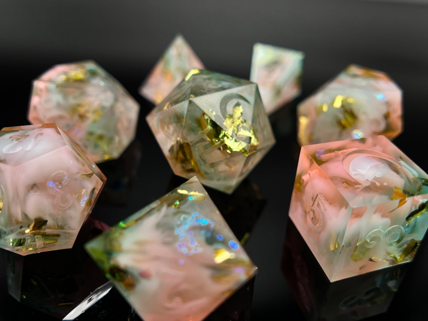 "Briar Rose" Dice Set