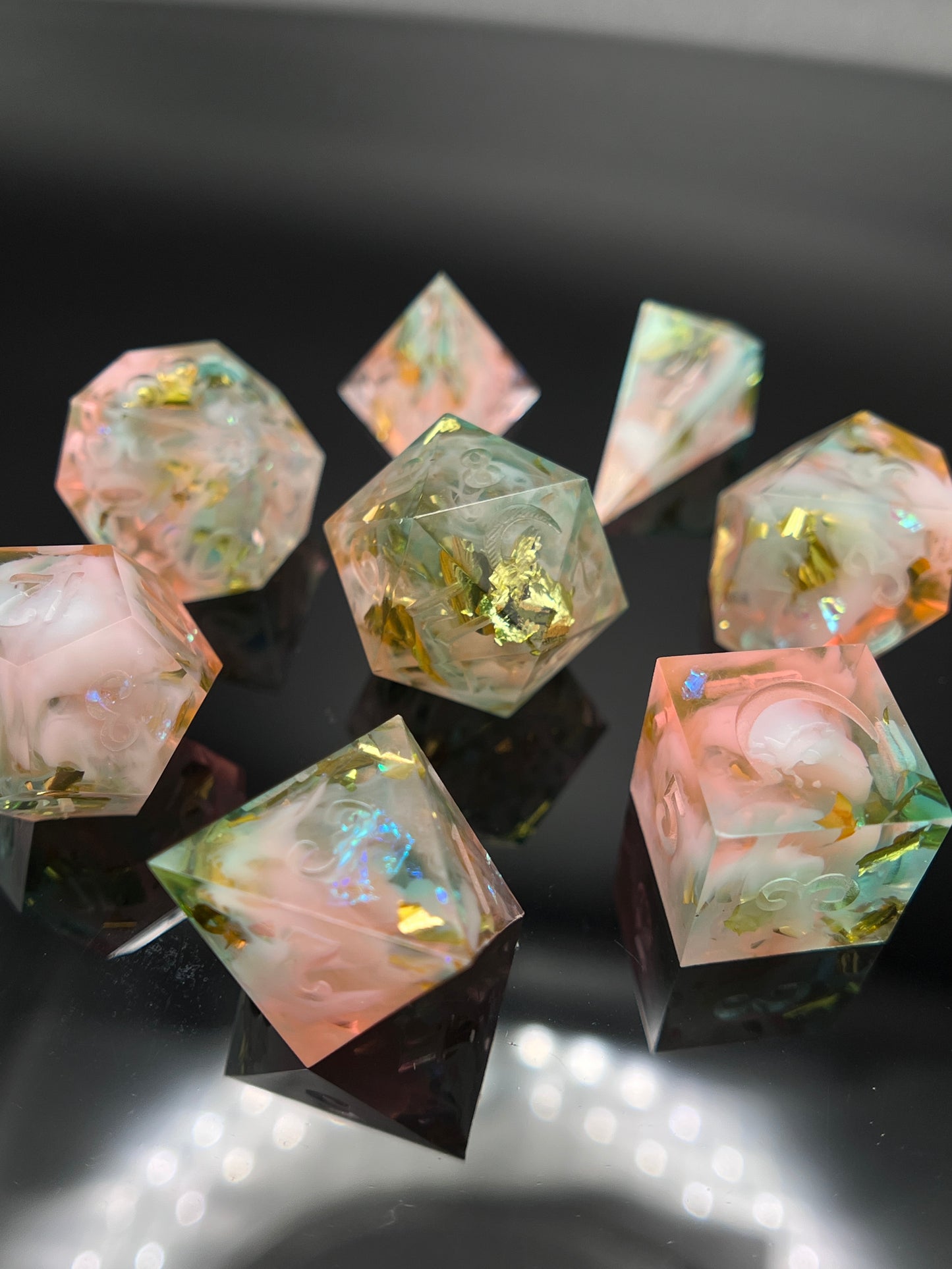 "Briar Rose" Dice Set