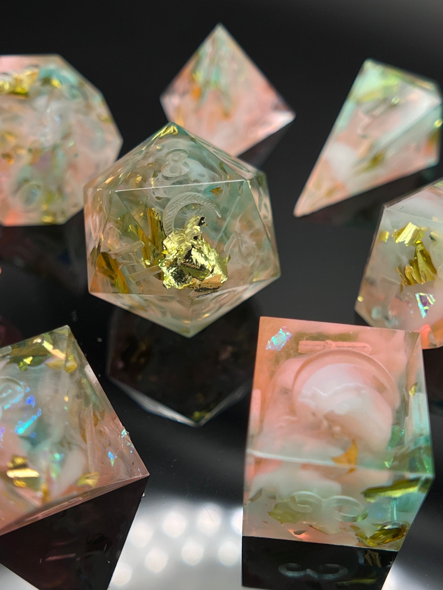 "Briar Rose" Dice Set