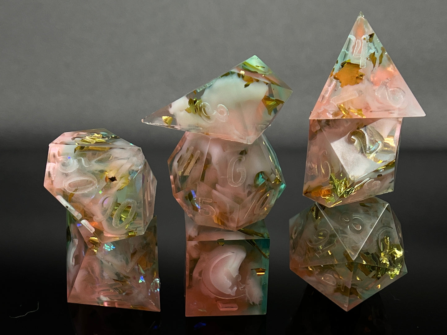 "Briar Rose" Dice Set