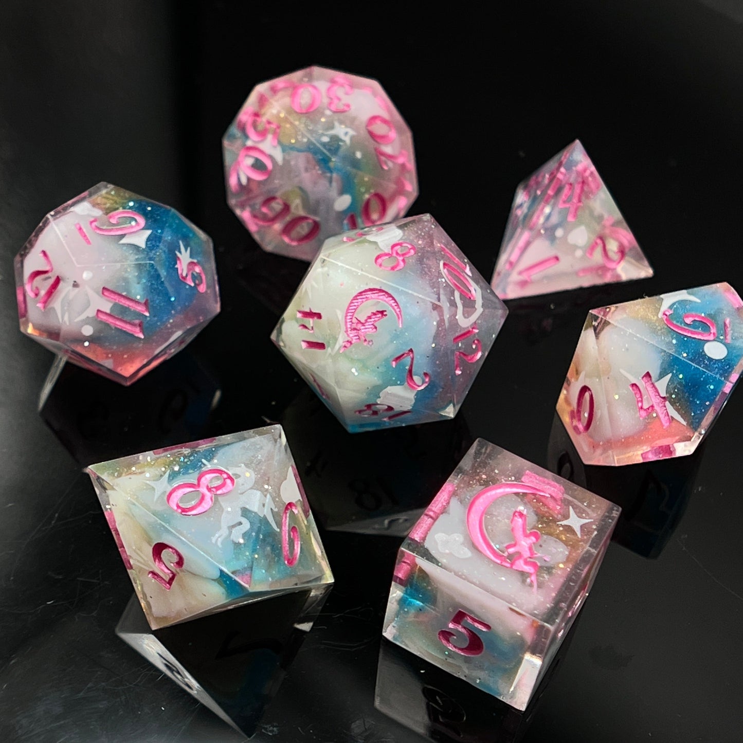 Sailor Moon 7pc Dice Set
