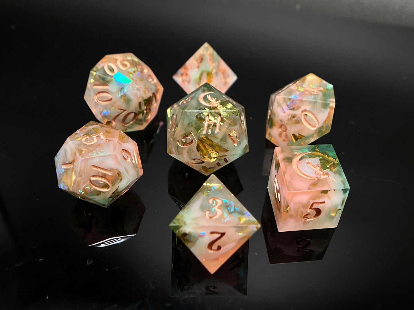 "Briar Rose" Dice Set