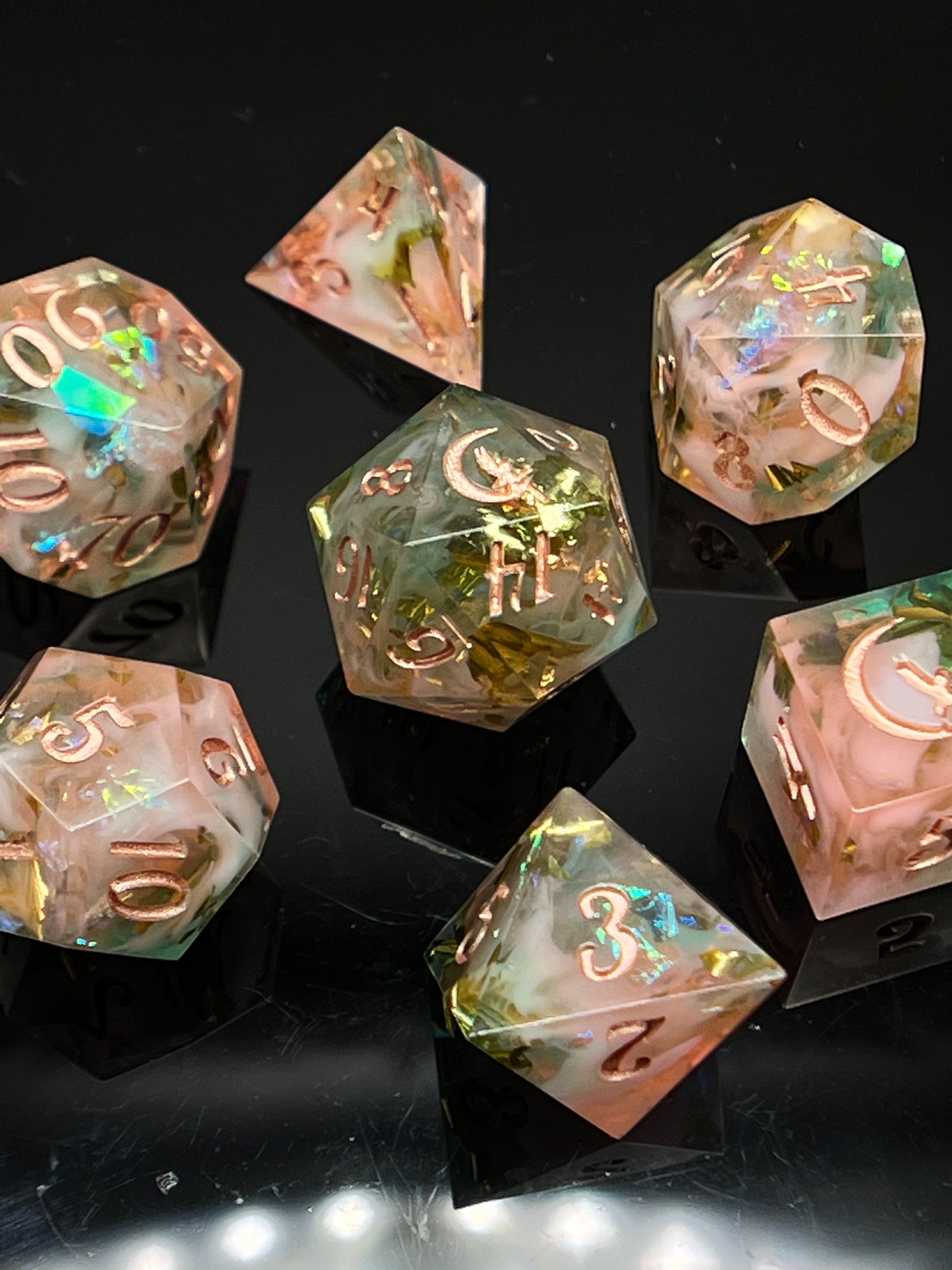"Briar Rose" Dice Set