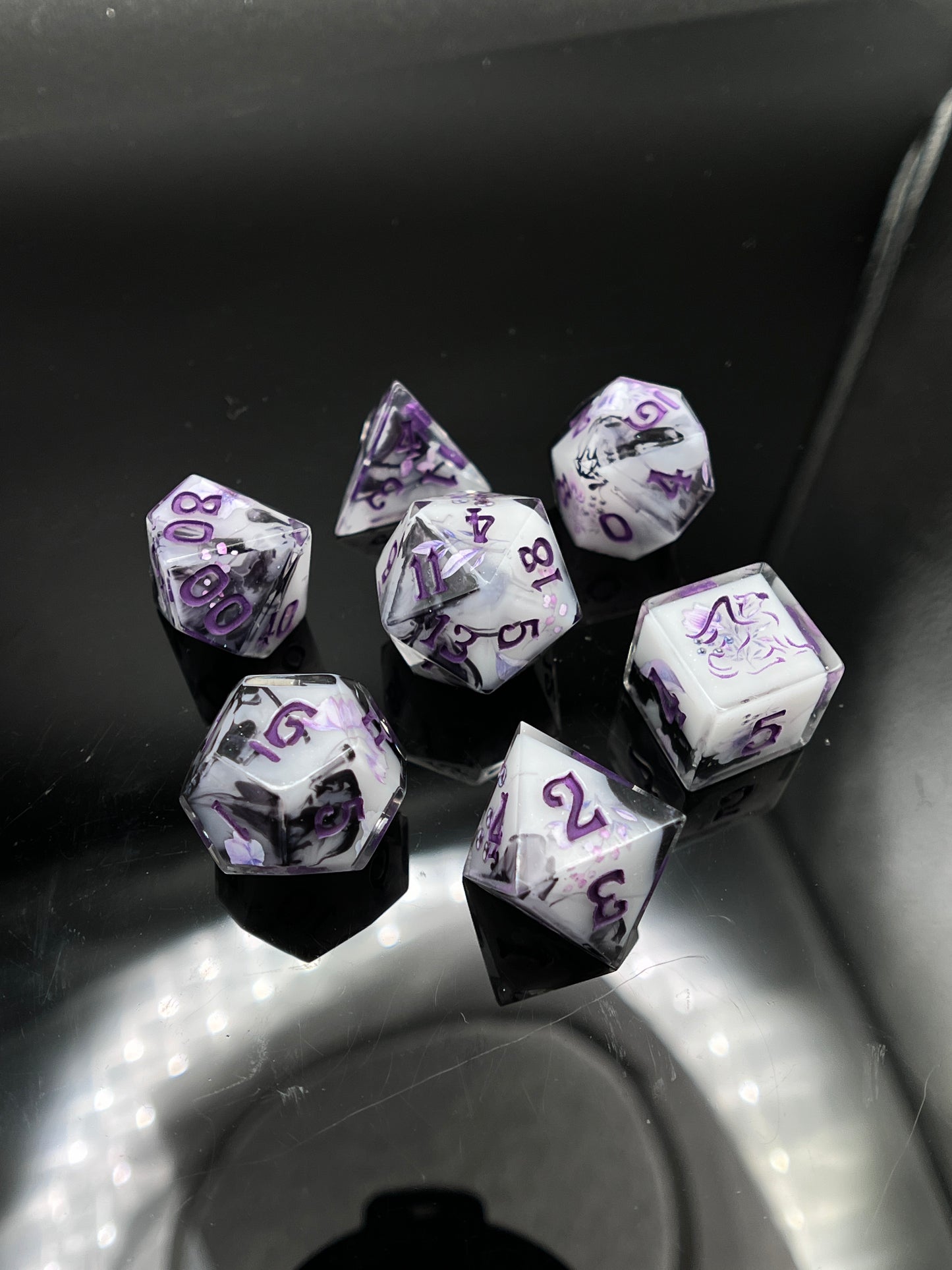 "Wither & Bloom" 7pc Dice Set