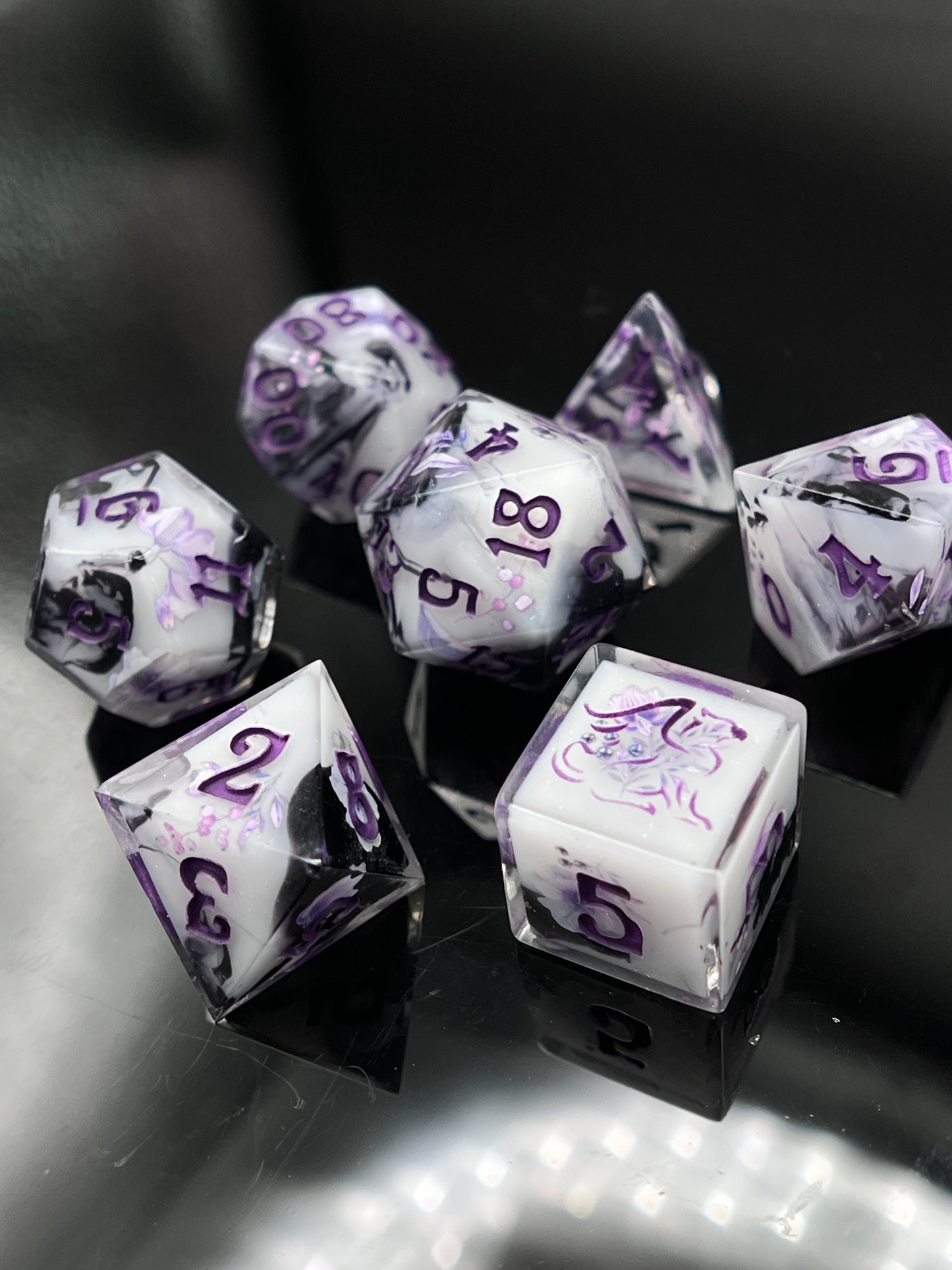 "Wither & Bloom" 7pc Dice Set