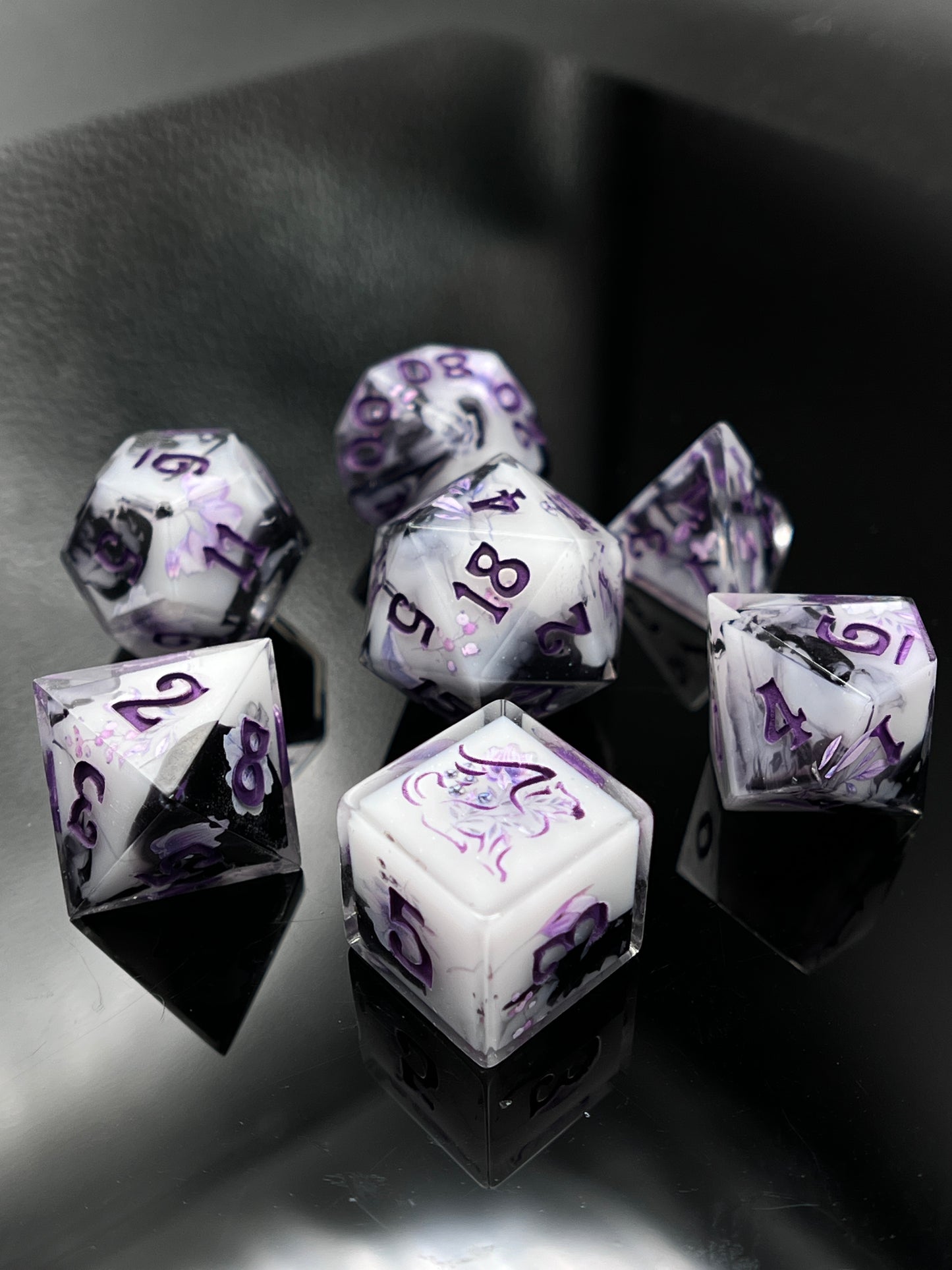 "Wither & Bloom" 7pc Dice Set