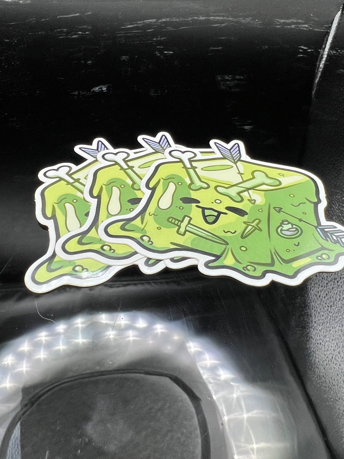 Gelatinous Cube Sticker