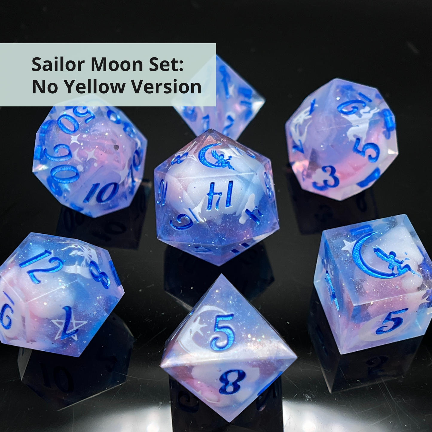 Sailor Moon 7pc Dice Set