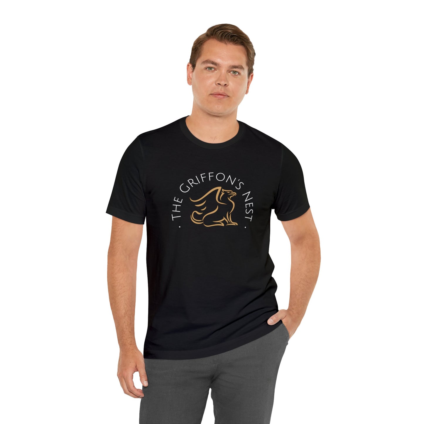 Unisex Griffon's Nest Logo "Got Dice?" Tee