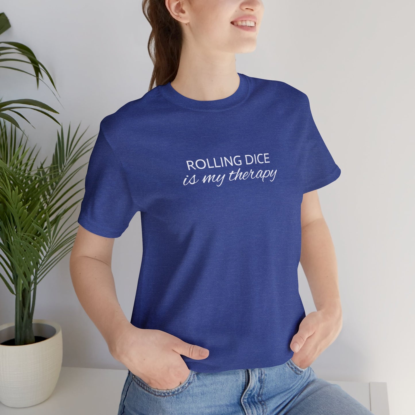 Unisex Jersey Short Sleeve Tee | Roll Dice Therapy