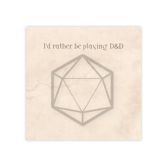 Rather Be Playing D&D Post-It Notes