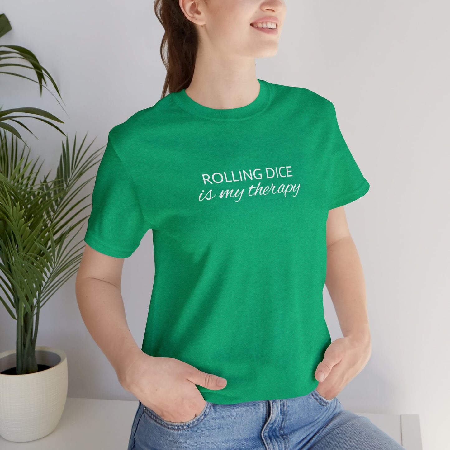 Unisex Jersey Short Sleeve Tee | Roll Dice Therapy