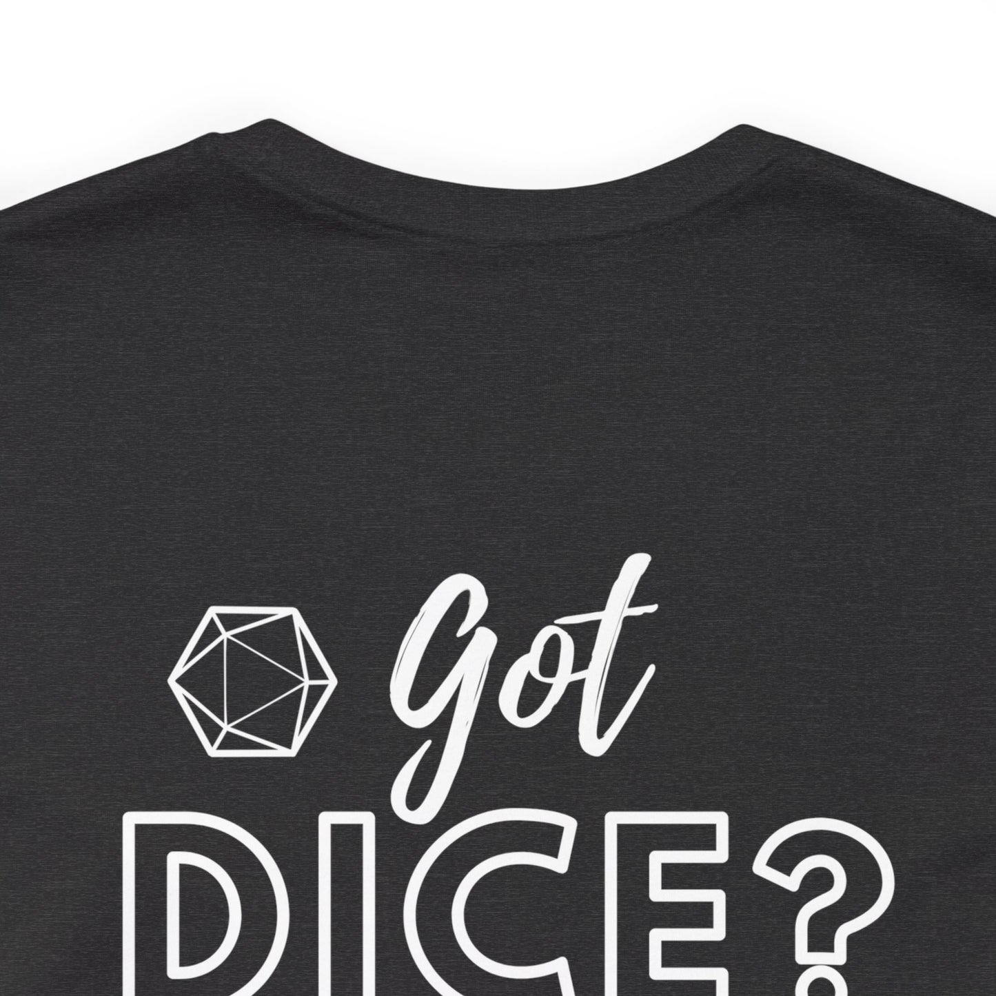 Unisex Griffon's Nest Logo "Got Dice?" Tee