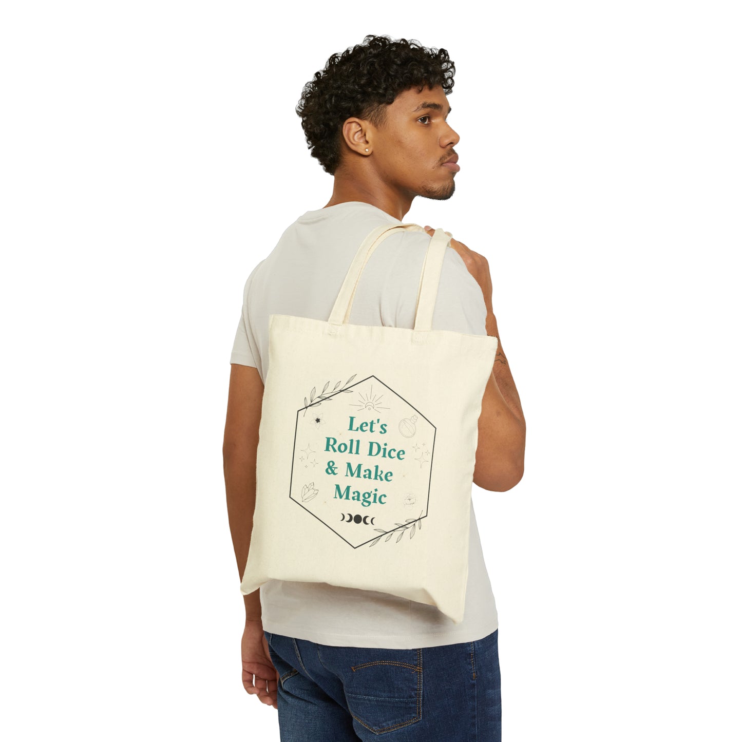 Roll Dice, Make Magic | Cotton Tote Bag