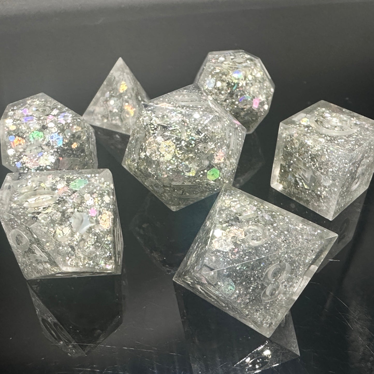 "Mirrorball" Dice Set