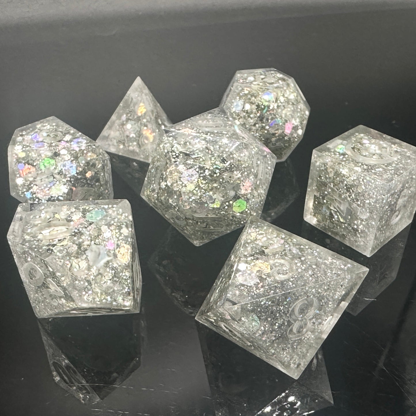 "Mirrorball" Dice Set