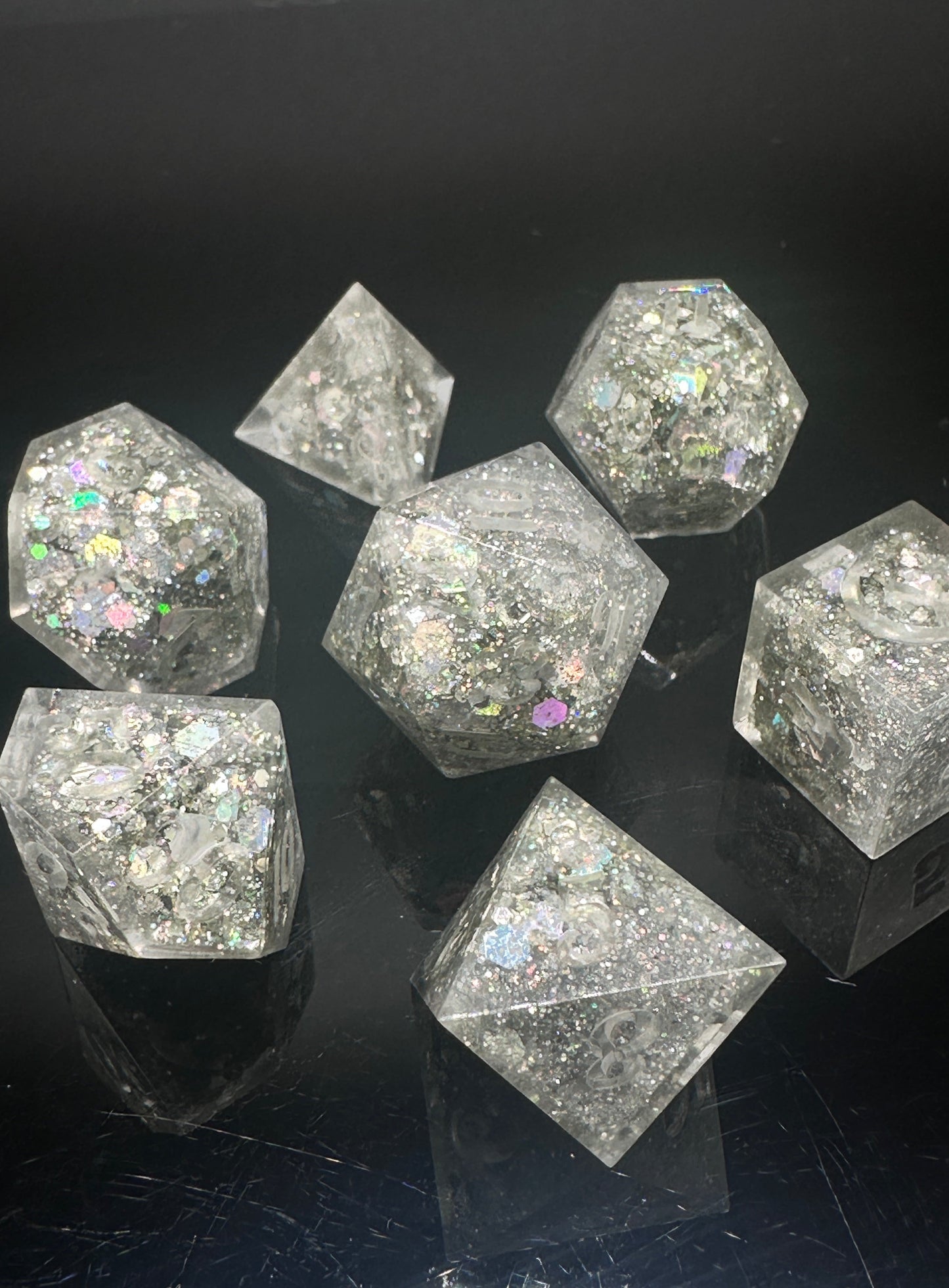 "Mirrorball" Dice Set