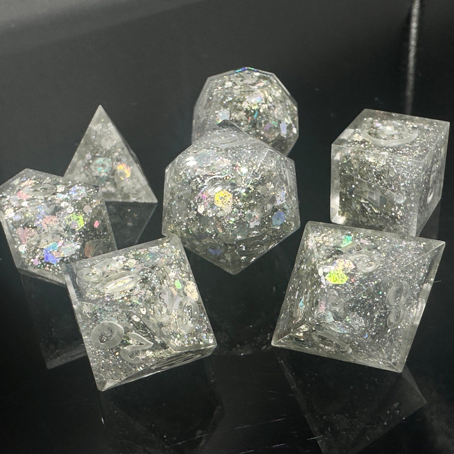 "Mirrorball" Dice Set