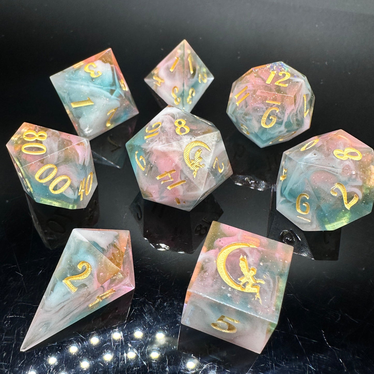 "Tide Pools" Dice Set