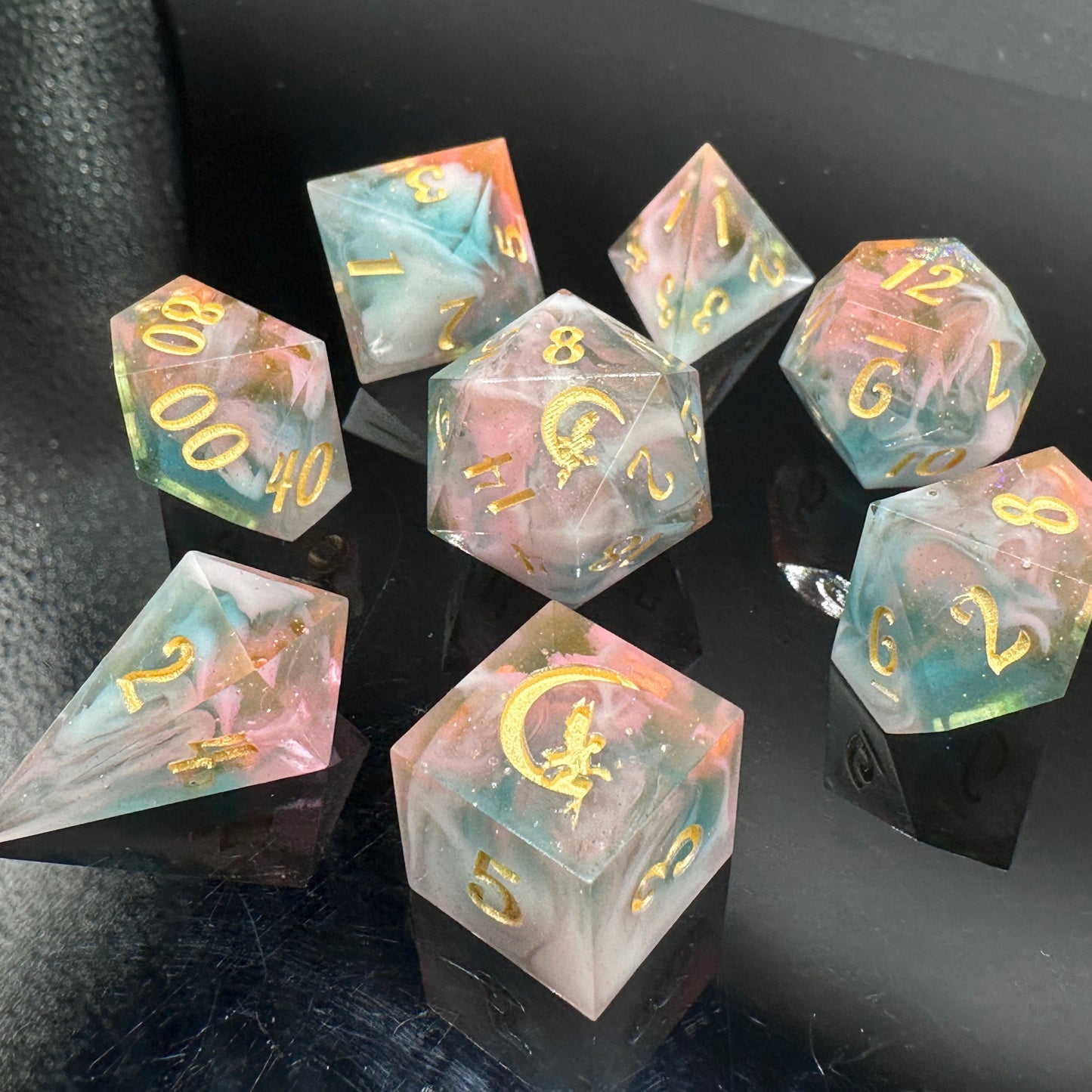 "Tide Pools" Dice Set