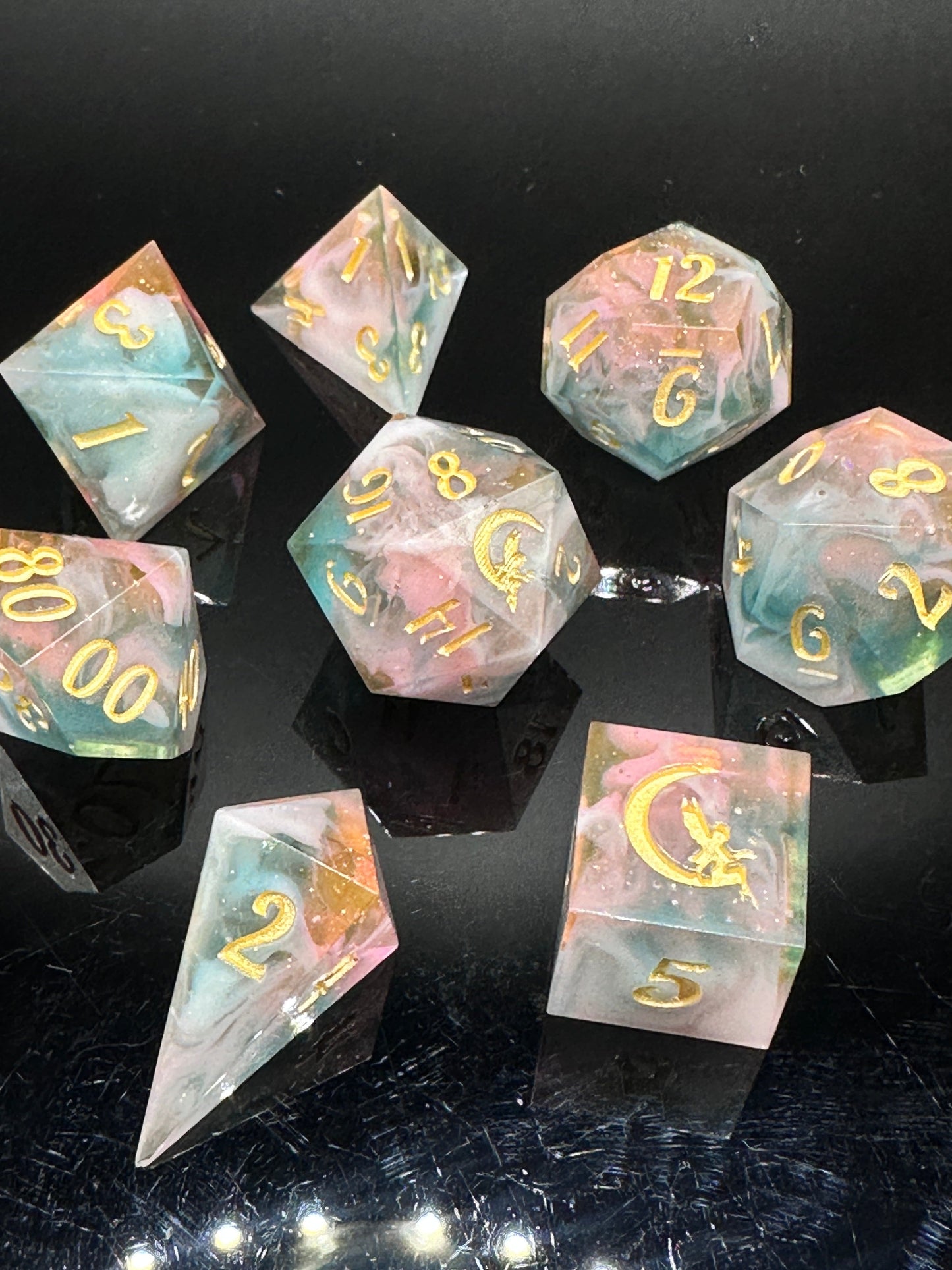 "Tide Pools" Dice Set