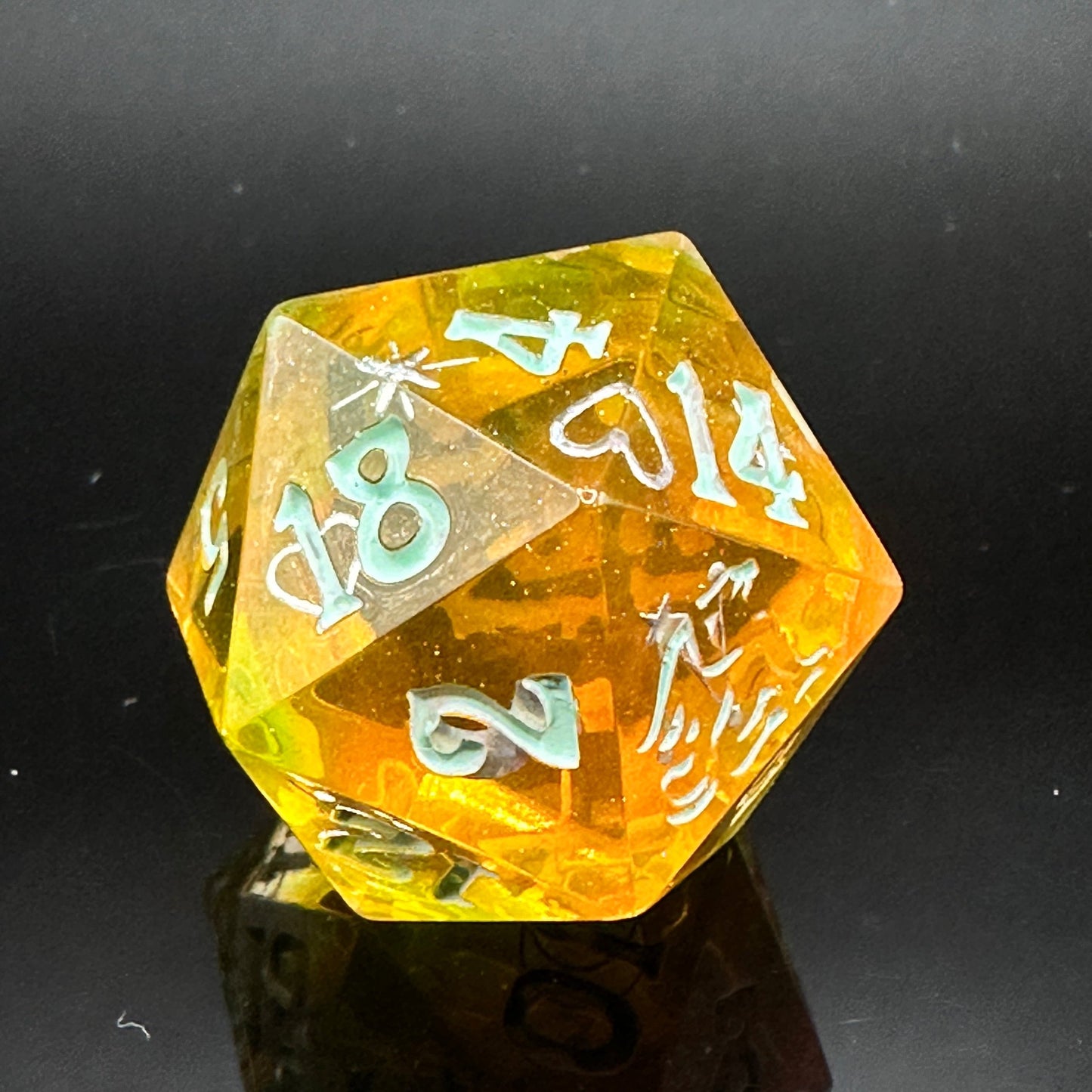 "Citrus Sunrise" 32mm Jumbo D20