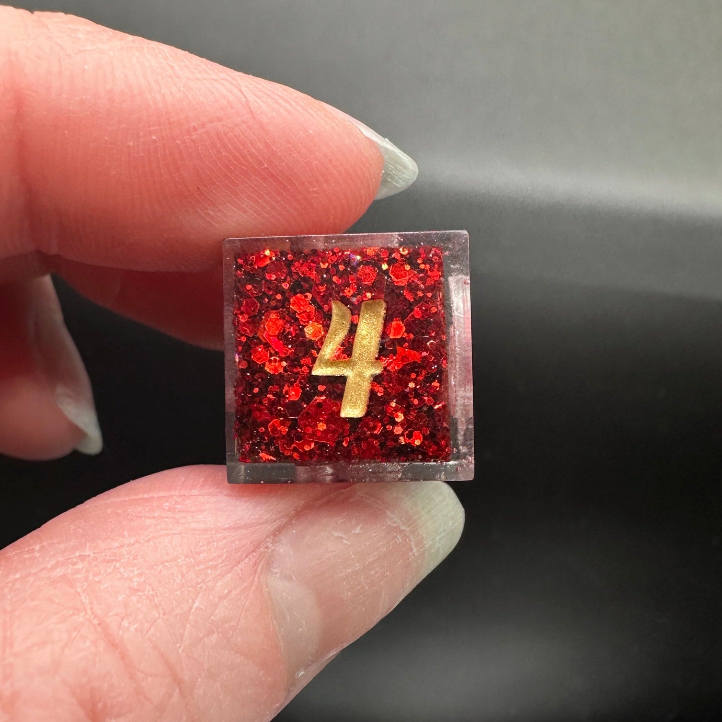 "Ruby Slippers" Dice Set