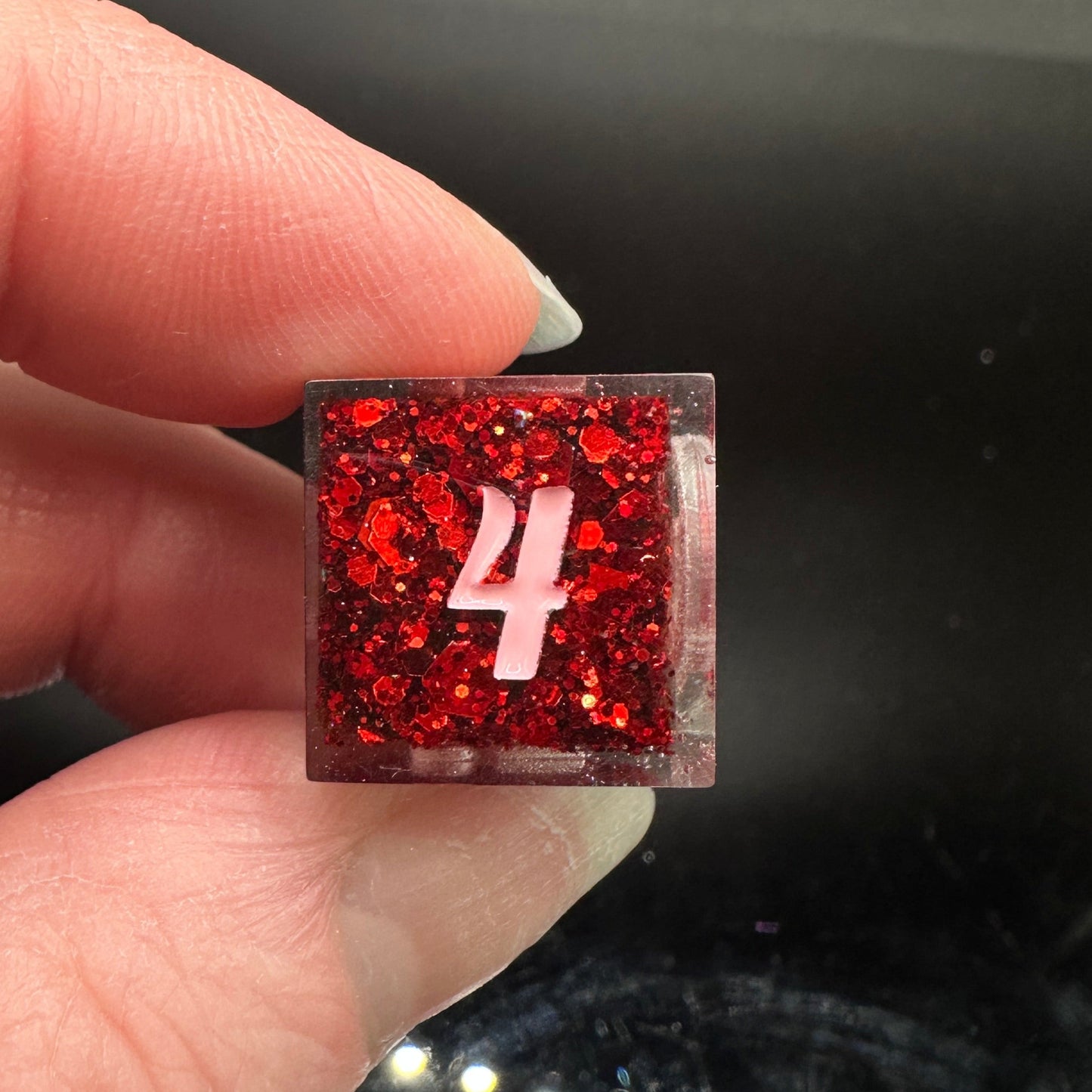 "Ruby Slippers" Dice Set