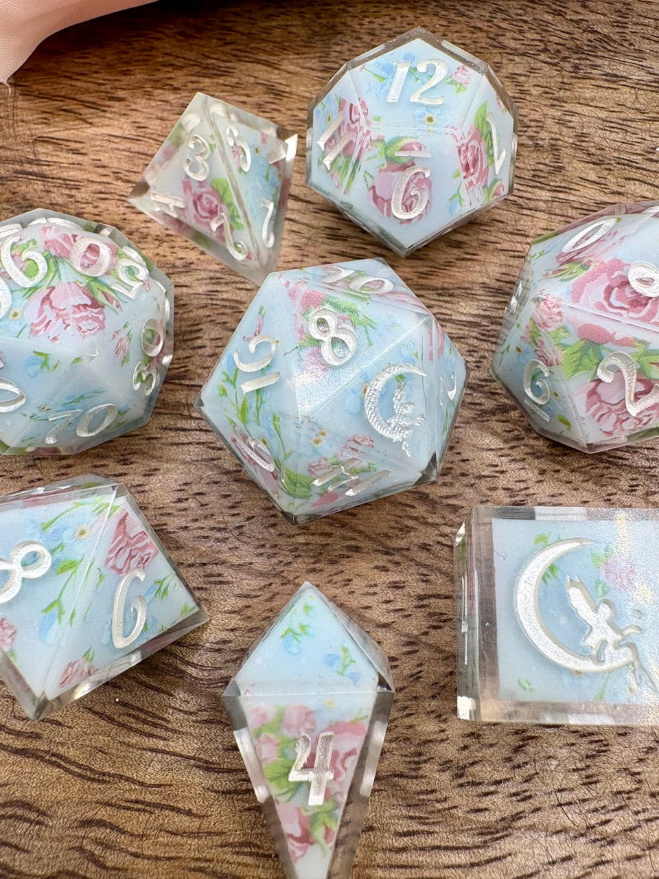 "Rococo Reverie" Dice Set