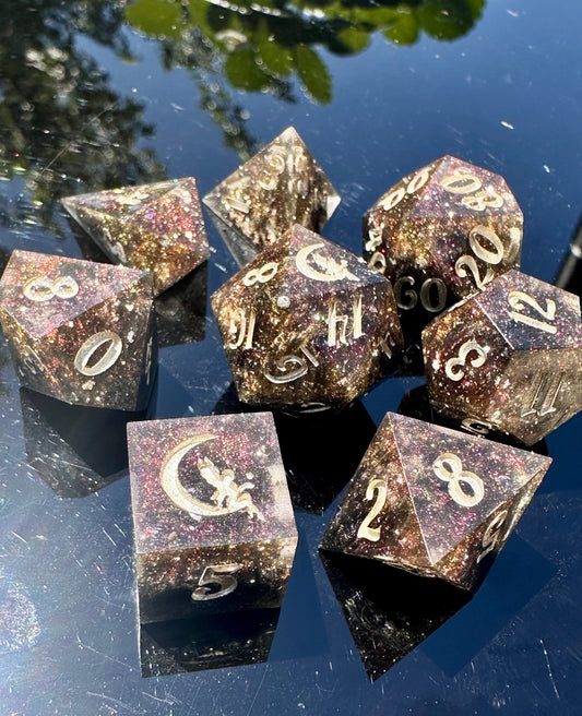 "Sneak Attack" 8Pc Dice Set