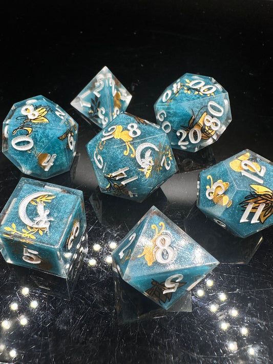 "Penelope" 7Pc Dice Set | Bridgerton-Inspired