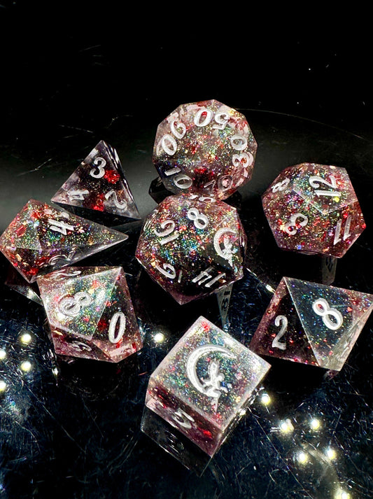 "Devil's Bargain" 8Pc Dice Set