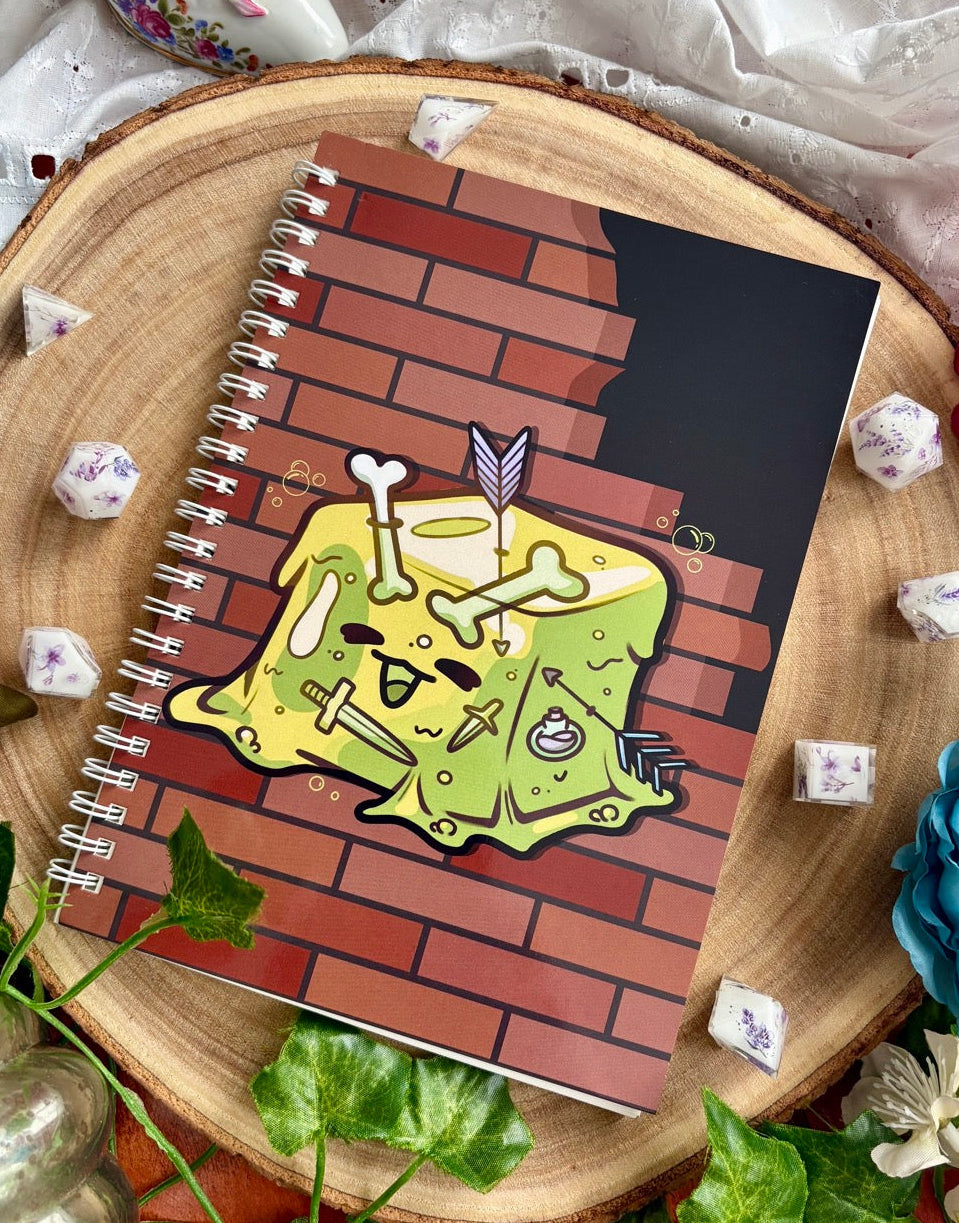 Jelly Cube Dungeon Reusable Sticker Collecting Book