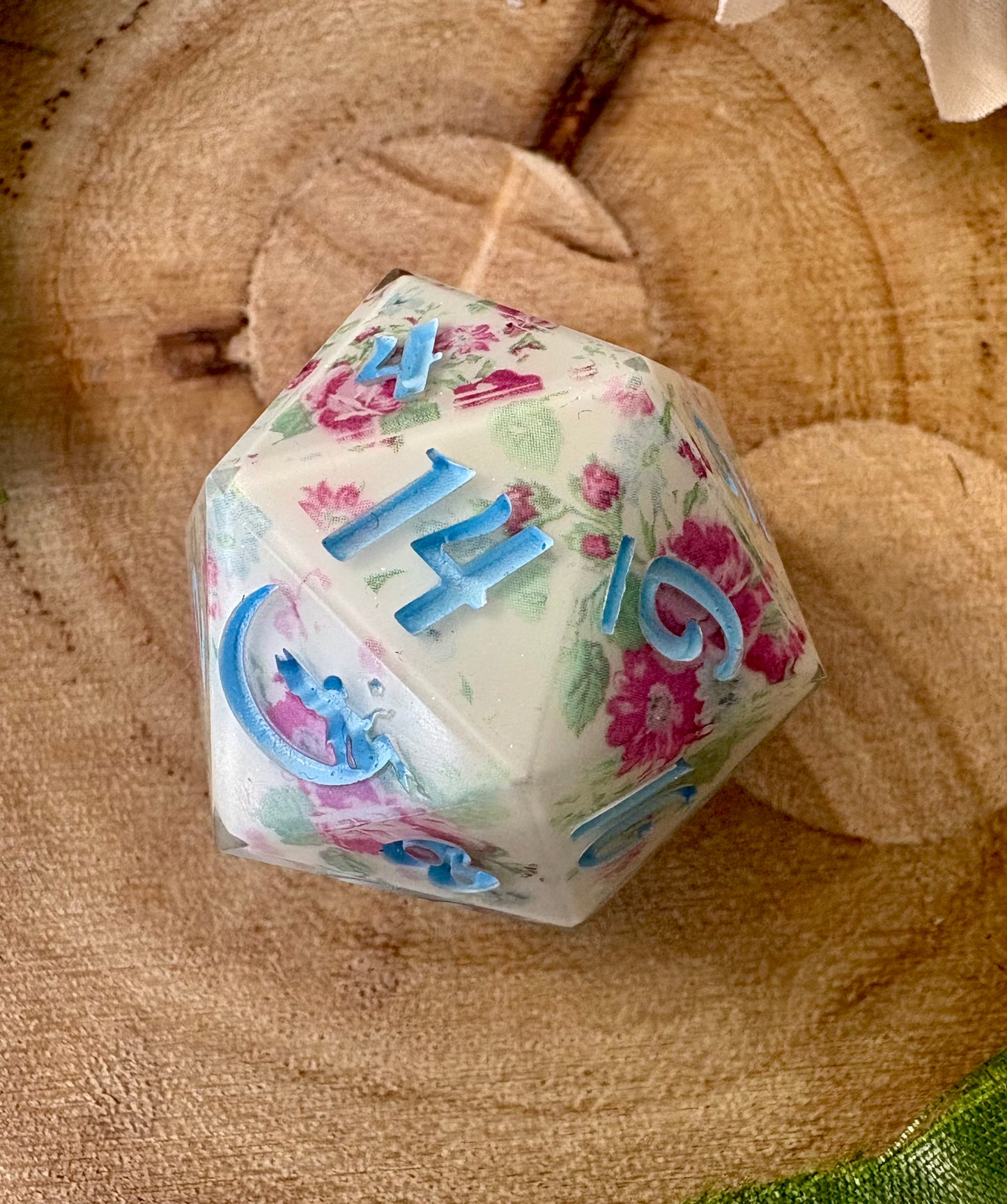"Waltz & Whimsy" Jumbo D20 - 32mm