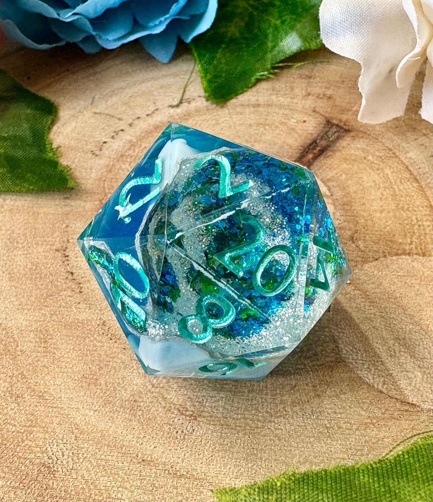 "Sea & Sky" - Geode D20