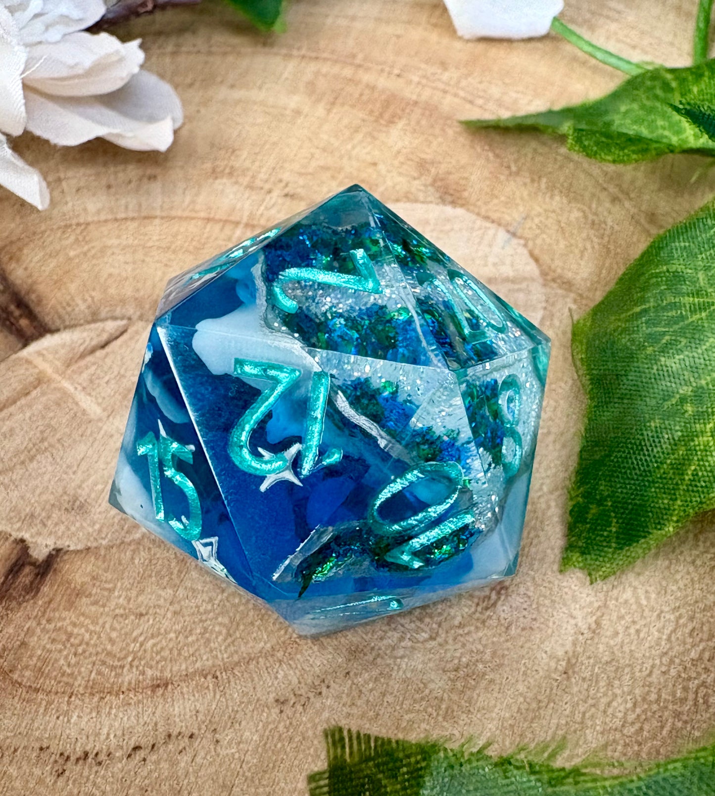 "Sea & Sky" - Geode D20