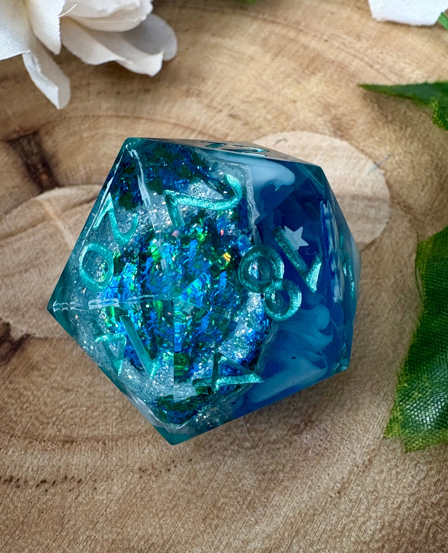 "Sea & Sky" - Geode D20