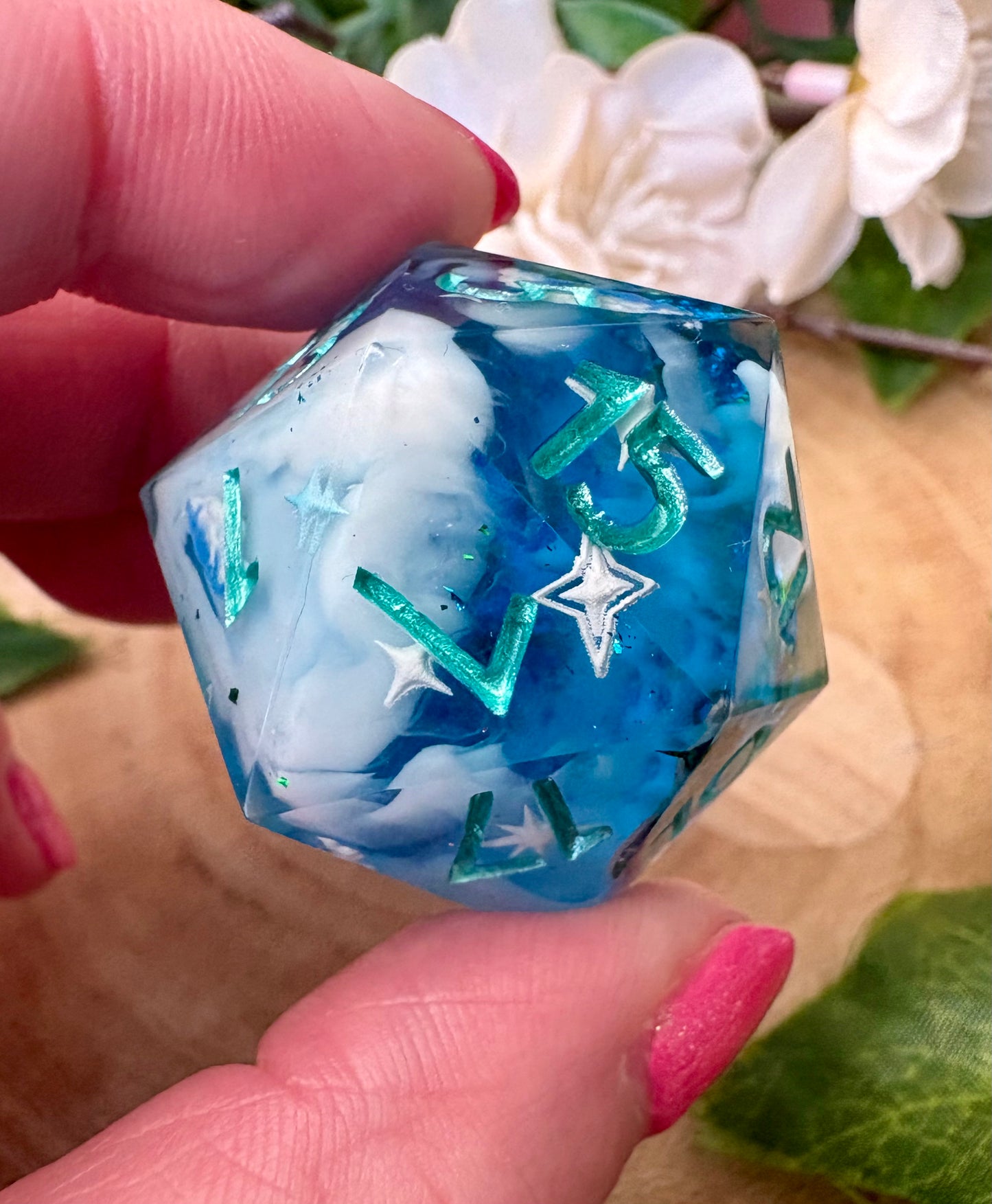 "Sea & Sky" - Geode D20