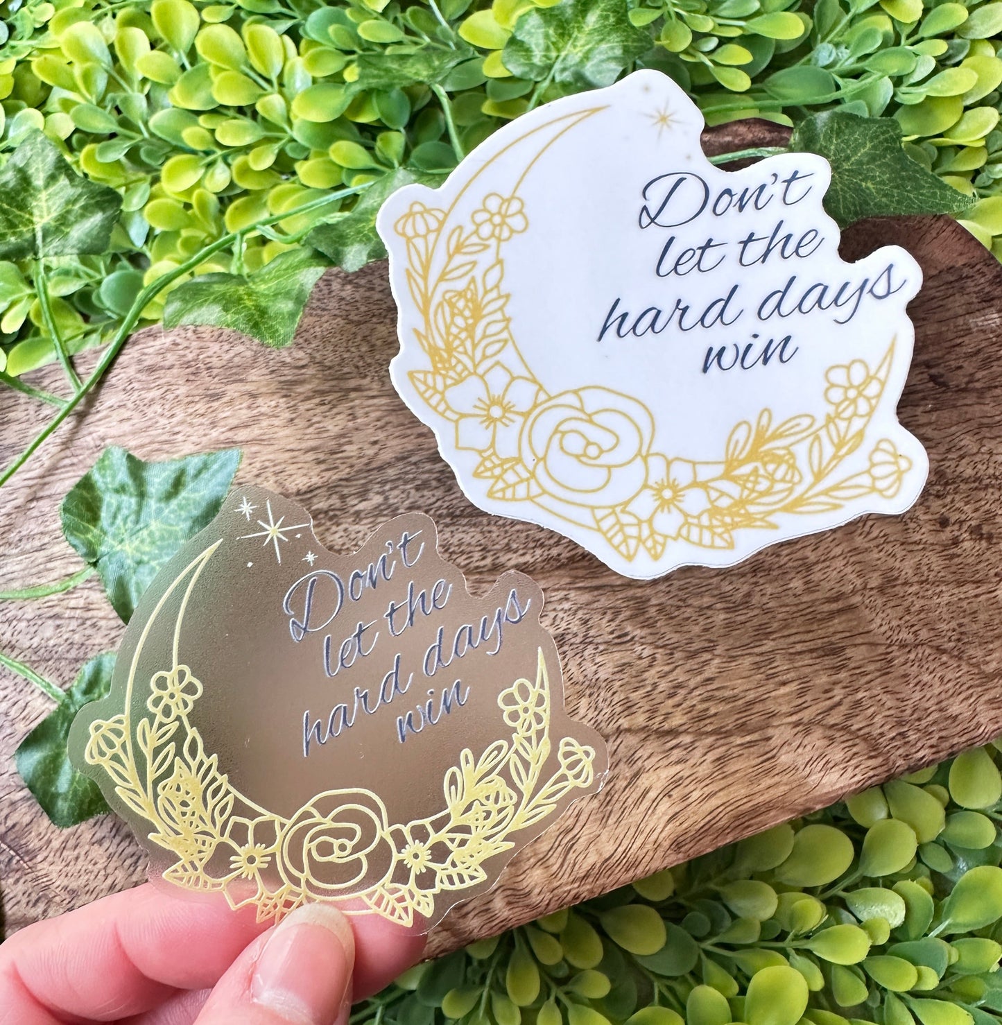 "Don't let the hard days win" Sticker (ACOTAR)