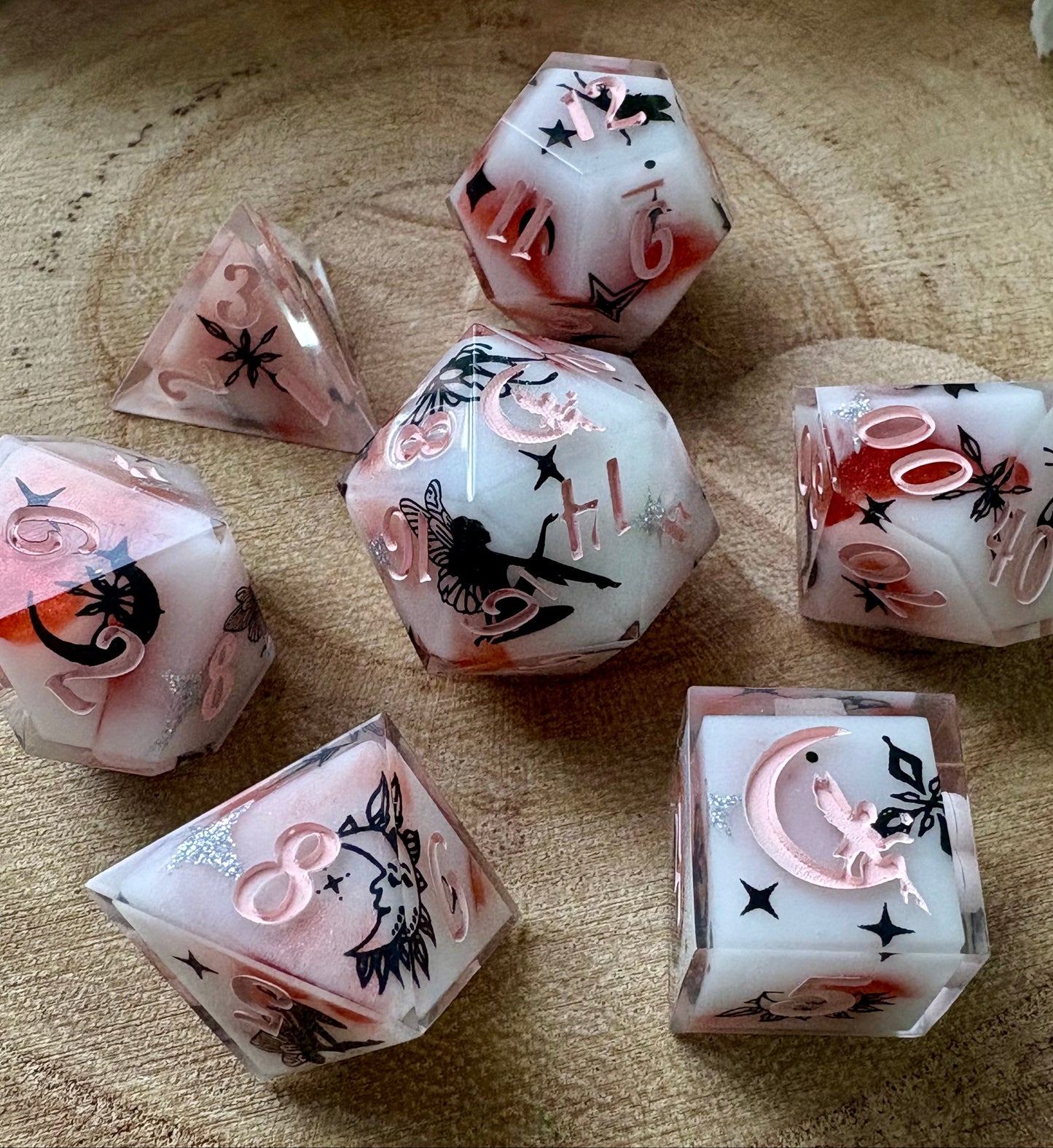 "A Fey Affair" Dice Set
