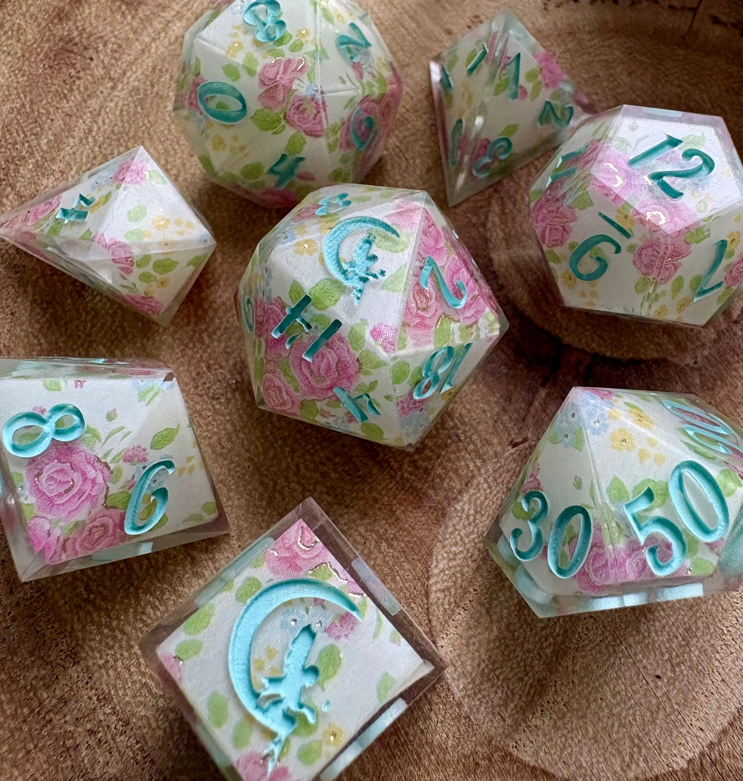 "Blushing Confessions" Dice Set
